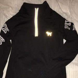 VS pink black running jacket
