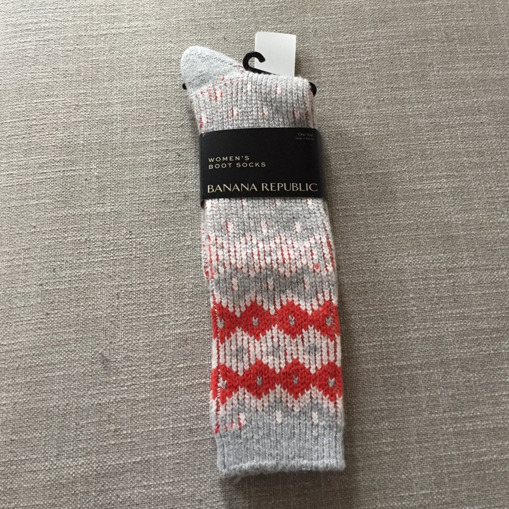 New with Tags Banana Republic Sweater Socks!