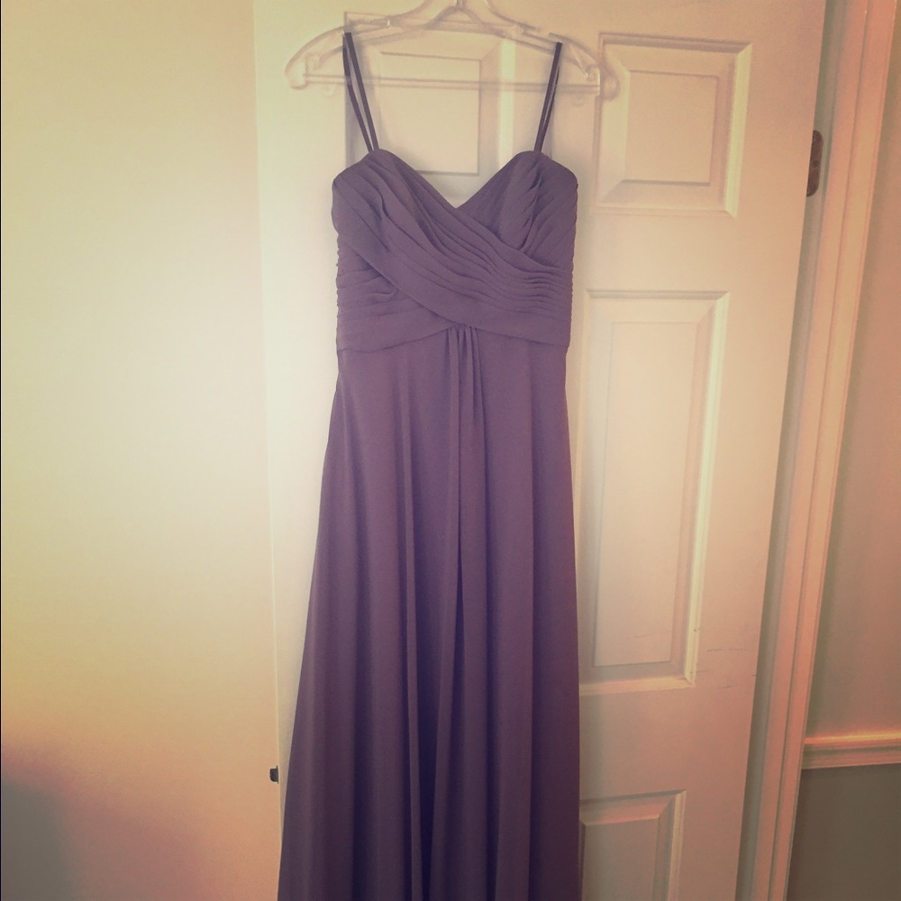 Lavender prom gown