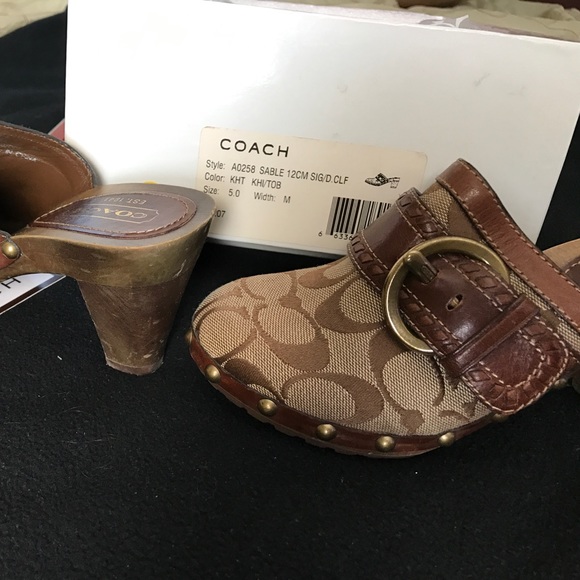 Coach signature clogs - Picture 2 of 4