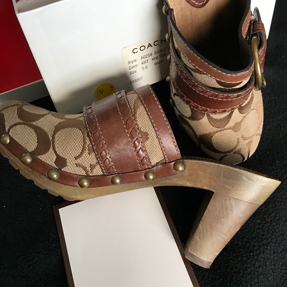 Coach signature clogs - Picture 3 of 4