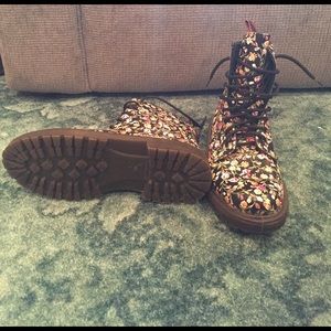 Floral boots