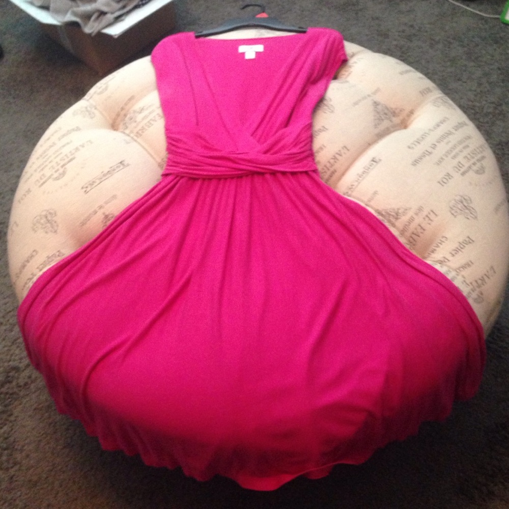 Loft pink dress XS