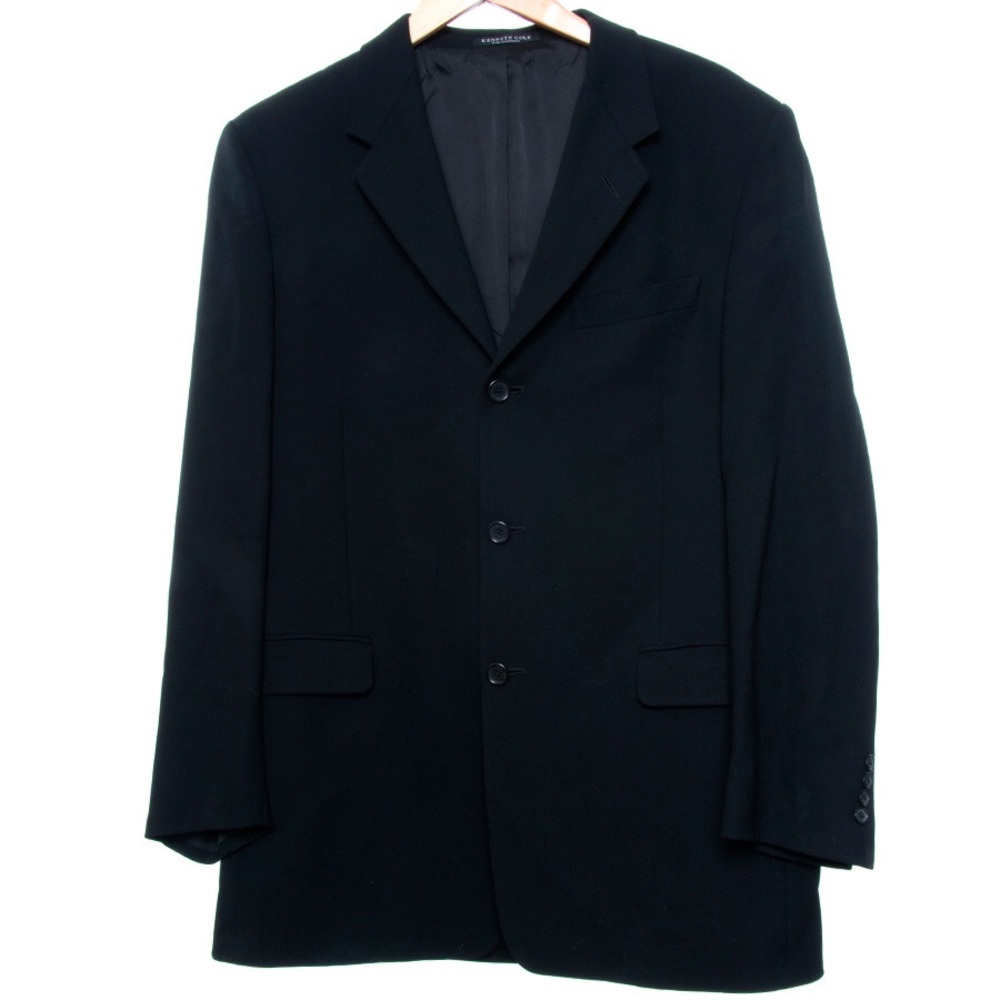 Men’s Kenneth Cole Wool Suit Jacket Blazer 40L