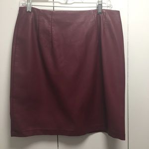 NWOT H&M Faux Leather Skirt