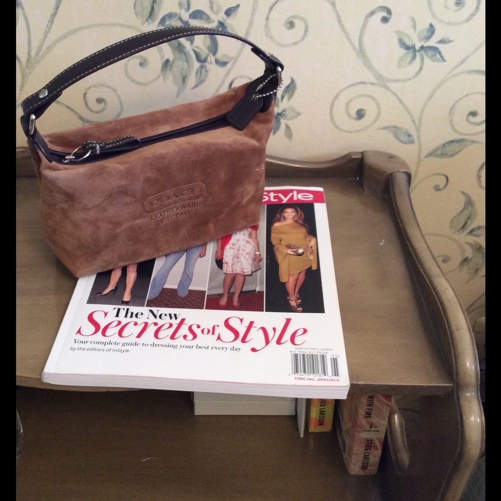 Mini Suede Coach Purse