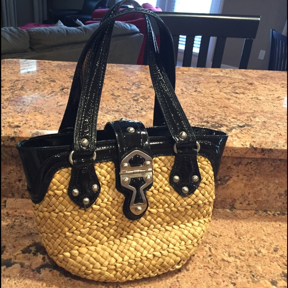 Michael Kors straw bag