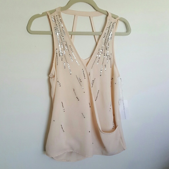 live 4 truth
 Tops - NWT blush pink top with beading detail