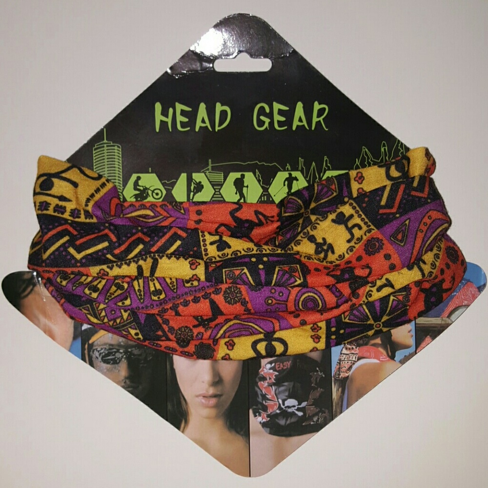 Multi function  headgear/facemask/wristband