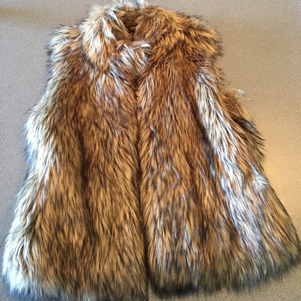 Faux fur vest