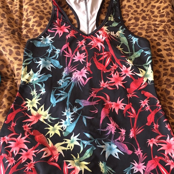 Fila racer back workout tank super cute pattern!! - Picture 1 of 3