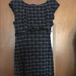 Calvin Klein size 8 belted dress.