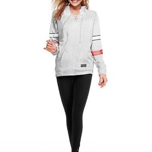 Victoria's Secret Lace-up Perfect Pullover