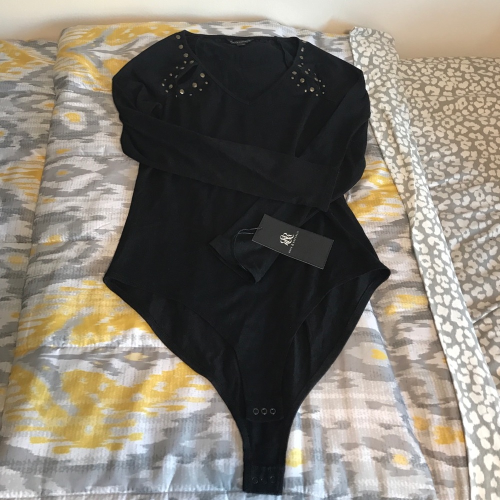 NWT Rock & Republic black bodysuit