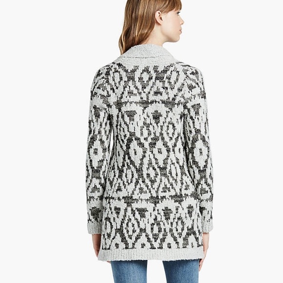 Lucky Brand Metallic Boucle Cardigan - Picture 3 of 8