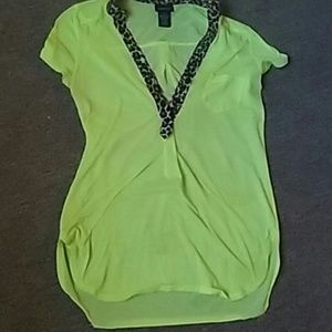 Rue 21 green short sleeve