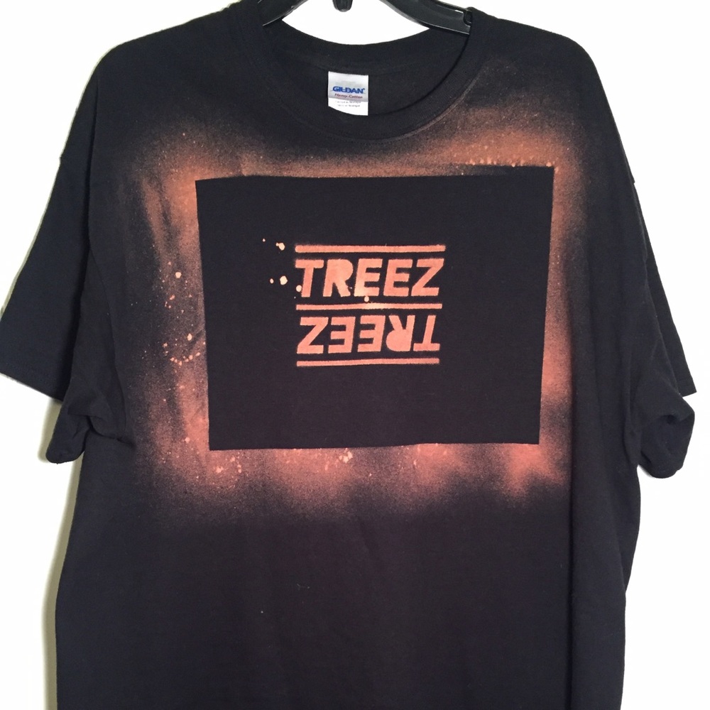 Handmade TREEZ design shirt by TRANSPARENT APPAREL