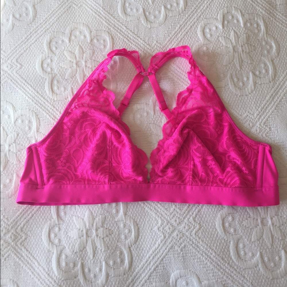 🩷 PINK Victoria's Secret - Lace Plunge Bralette