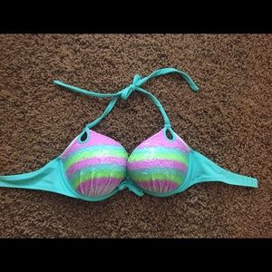 Bombshell sequin Bikini Top