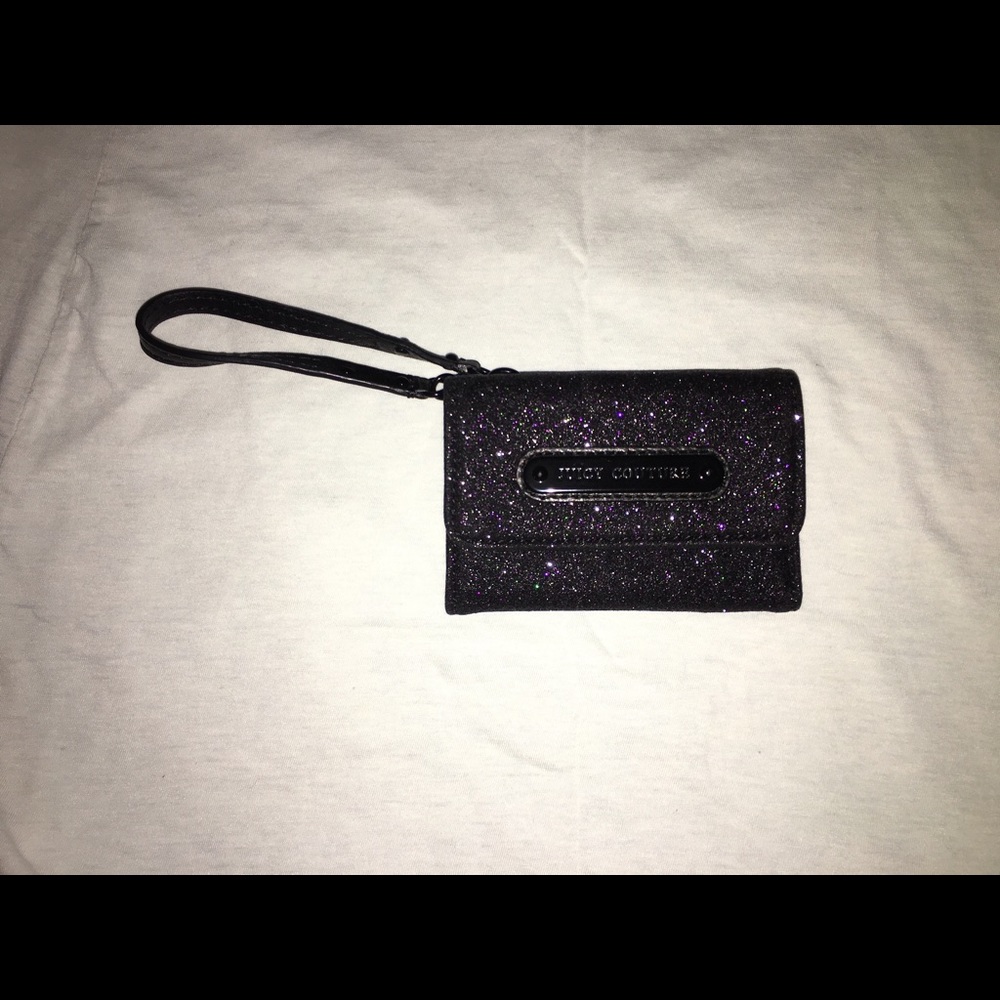 Juicy Couture Brand New Wallet Shimmery Black