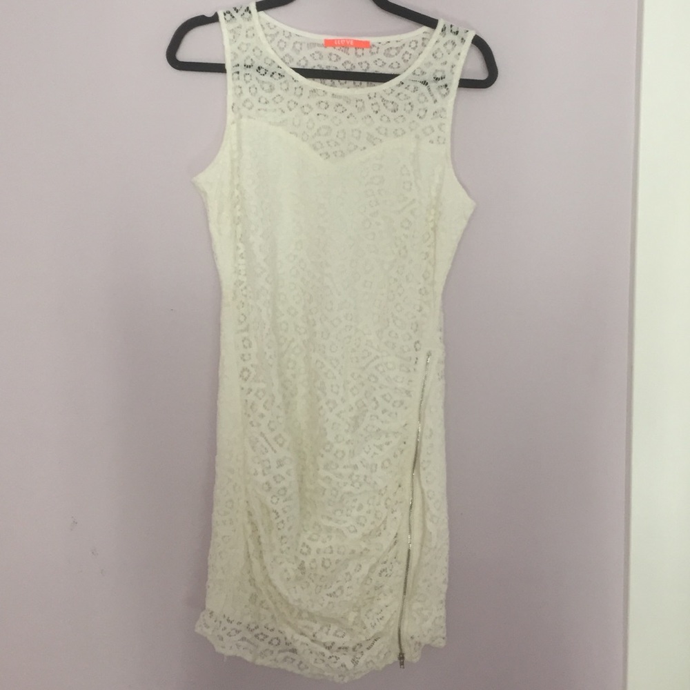 Sexy white bridal bachelorette dress