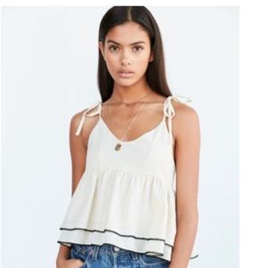 Urban Outfitters Ecote Tie Strap Prairie Cami