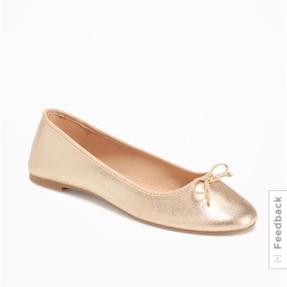Old navy gold flats