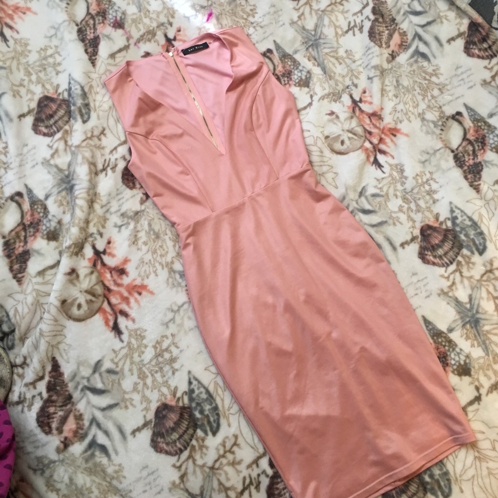 ‼️SOLD‼️Mauve/rose midi dress