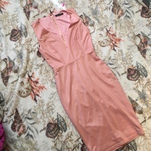 ‼️SOLD‼️Mauve/rose midi dress