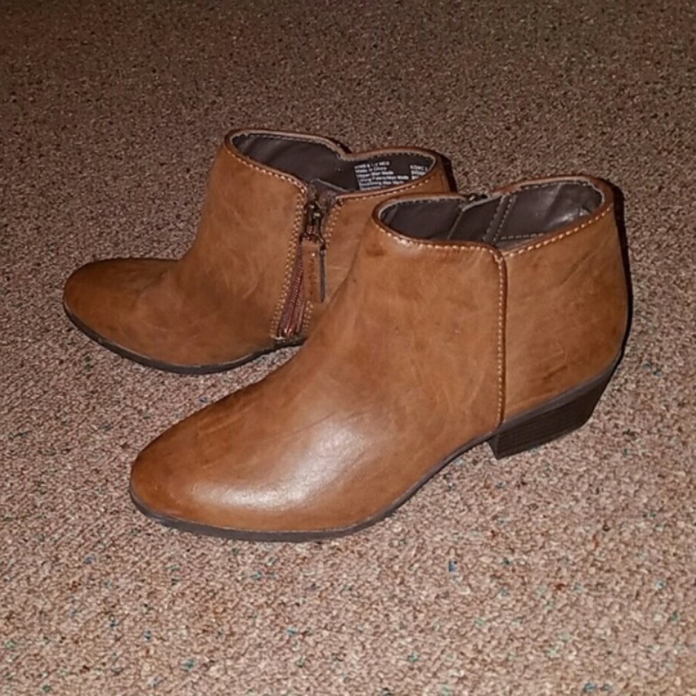 Little brown boots