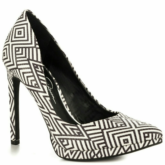 Jessica Simpson Shoes - Graphic heels!