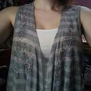 Sleeveless Cardigan