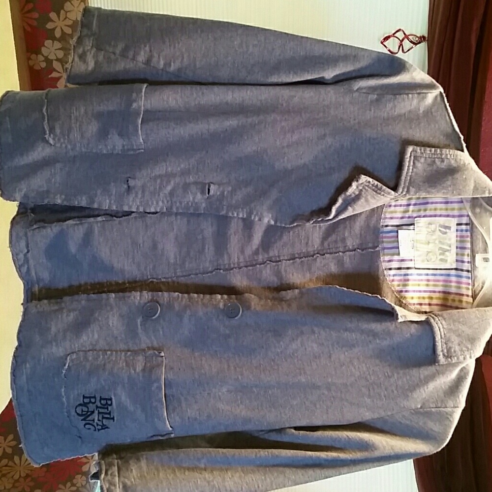 Heavy t shirt material jacket casual wear missing