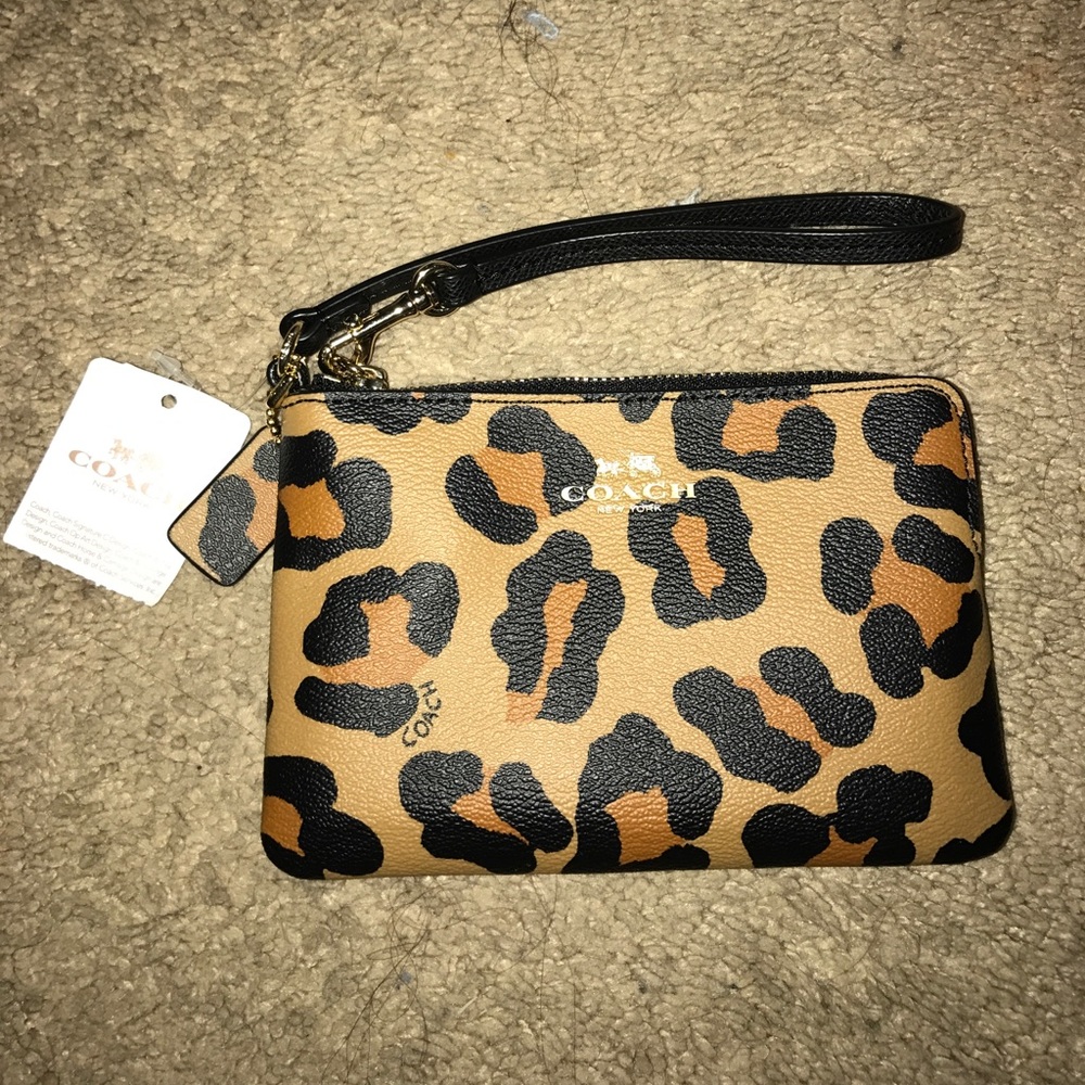 Cheetah Coach Wristlet