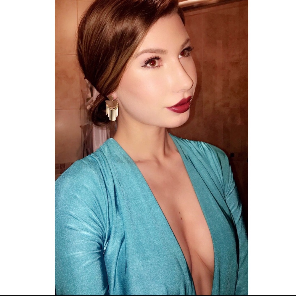Blue bodysuit