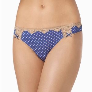 Soma Intimates Embraceable Lace Thong, Two Pairs