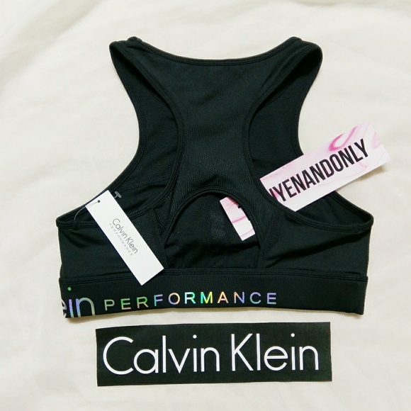 🎉RESTOCKED🎊 NWT Calvin Klein Sport Bras Hologram - Picture 3 of 4