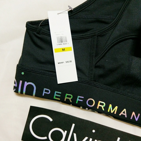 🎉RESTOCKED🎊 NWT Calvin Klein Sport Bras Hologram - Picture 4 of 4