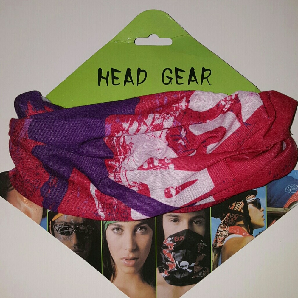 Multi function headgear/facemask/neck scarf