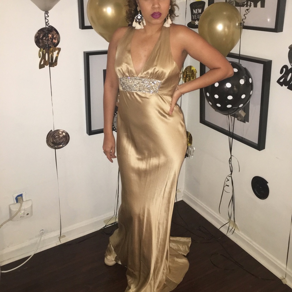Gold gown
