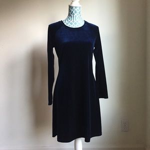 Macy's Moda International Velvet Long Sleeve Dress