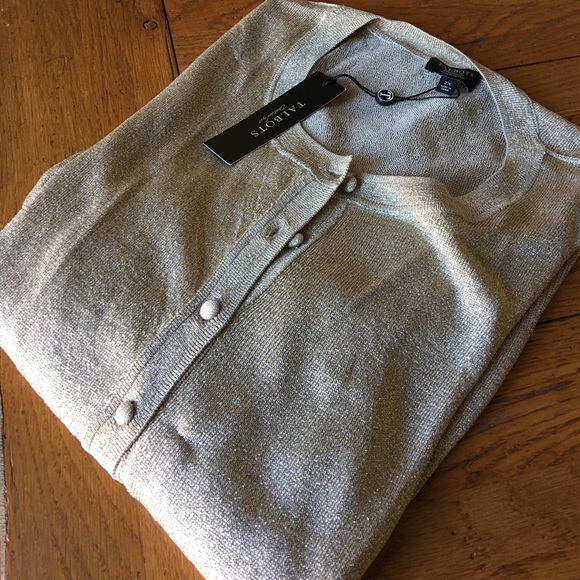 Talbots Sweaters - Gorgeous shimmering Gold Date night