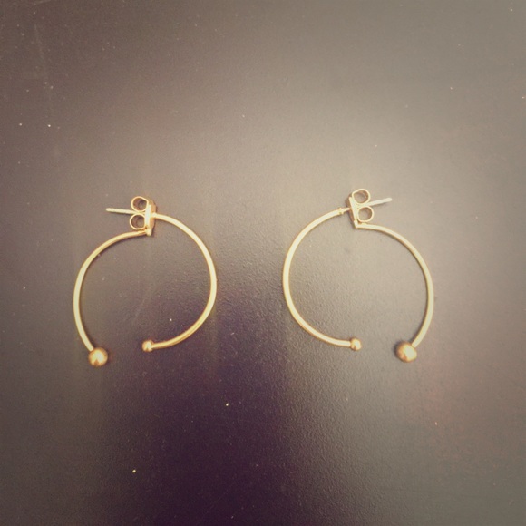 Madewell Jewelry - Madewell - Double-Sided Hoop Earrings