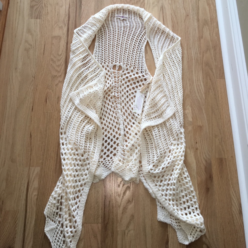 NWT crochet cardigan