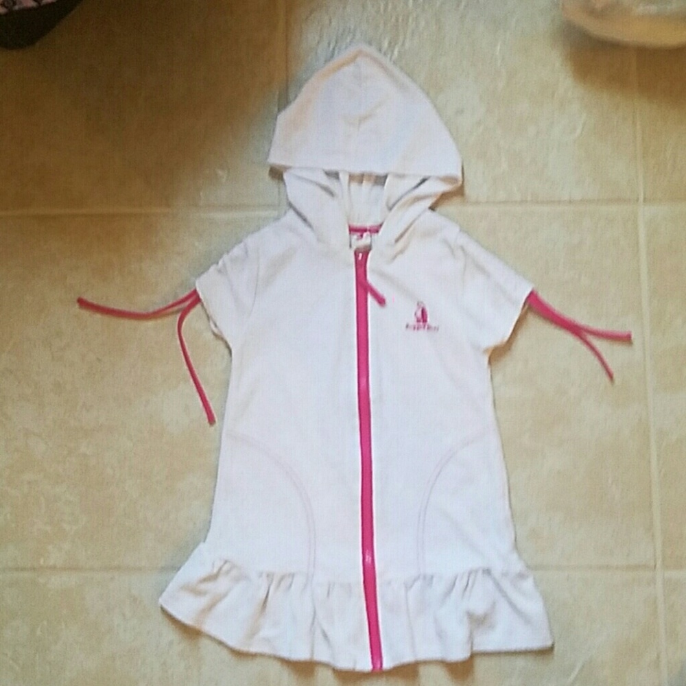 Girls swim cover up size 4