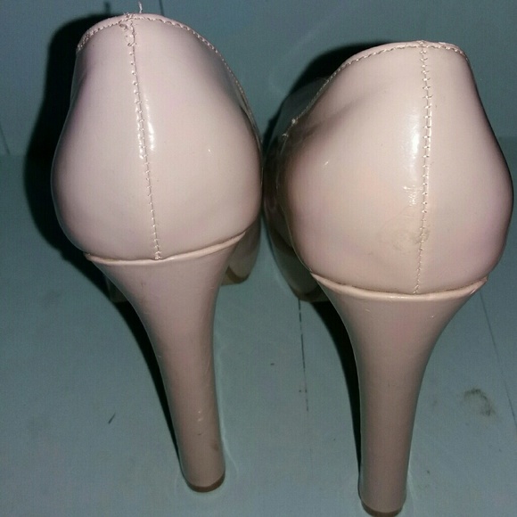 PINK PATENT LEATHER HEELS - Picture 5 of 5