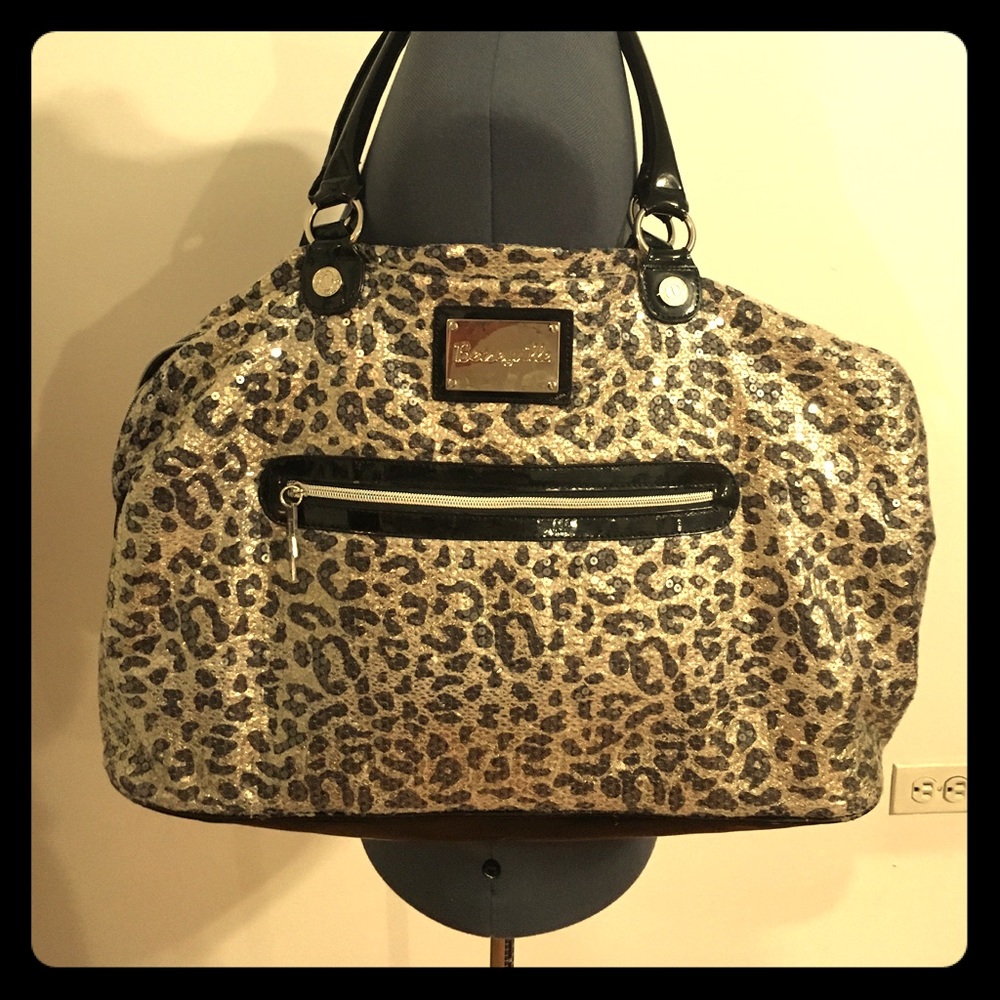 Large sparkly leopard Bestseyville purse