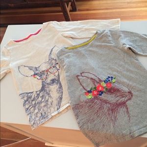 Mini Boden Long Sleeve Tees Size 9-10, Lot of 2
