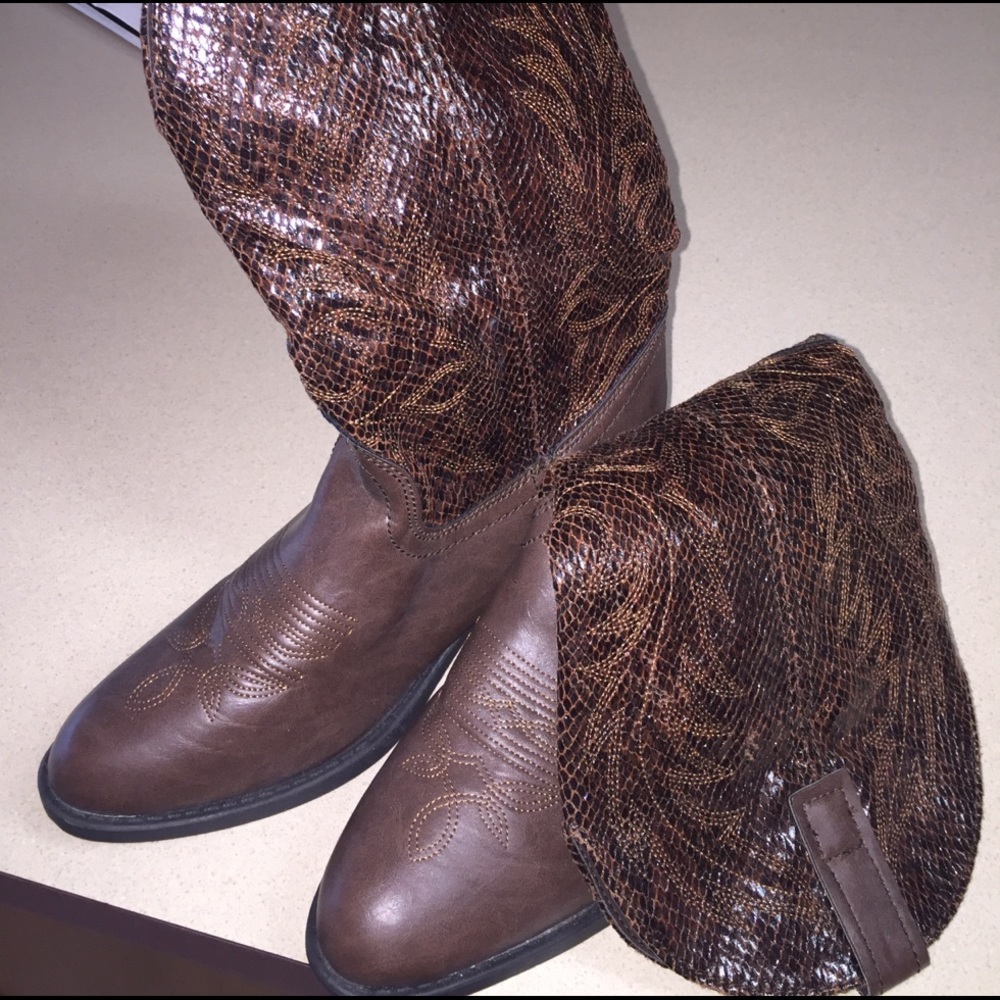 Rampage Cowboy boots size 8
