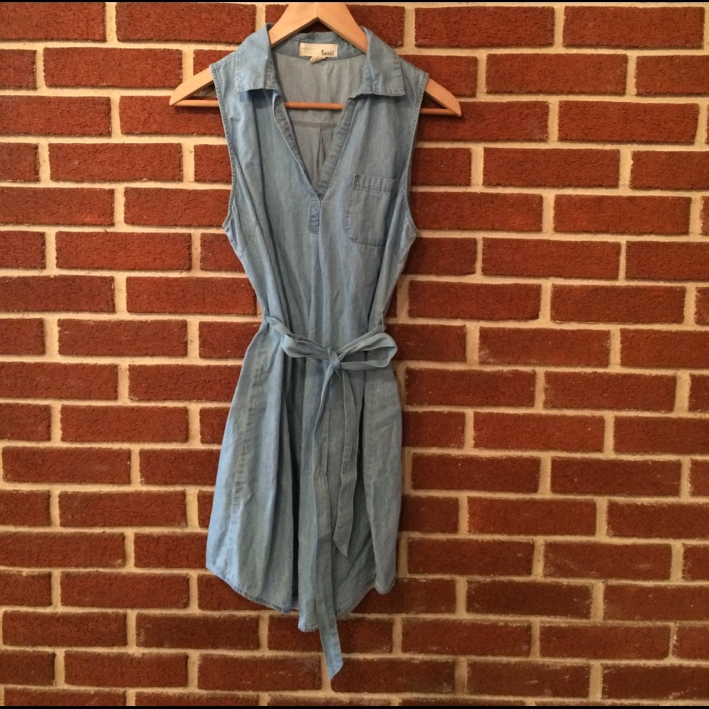 100% Cotton Denim Dress